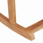 vidaXL Chaise Adirondack à bascule 2 Pièces Marron 100 x 77 x 99 cm