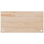 vidaXL Dessus de bureau 100x50x2 5 cm bois massif de pin