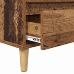 vidaXL Meuble TV Bois Ancien 100 x 34 5 x 44 5 cm Bois d'ingénierie