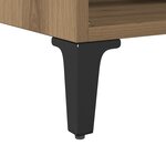 vidaXL Meuble TV Chêne artisanal Chêne artisanal Bois d'ingénierie Moyen