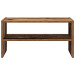 vidaXL Étagère à chaussures empilable vieux bois 60x30x30 5 cm