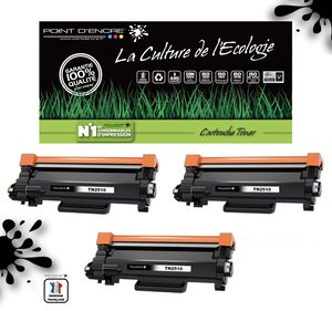 TN2510XL - 3 X NOIR - Grande capacité