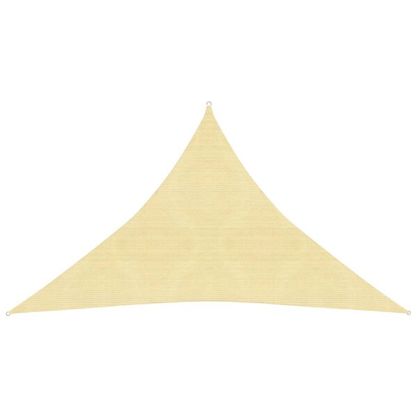 vidaXL Voile d'ombrage 160 g/m² Beige 5x5x6 m PEHD