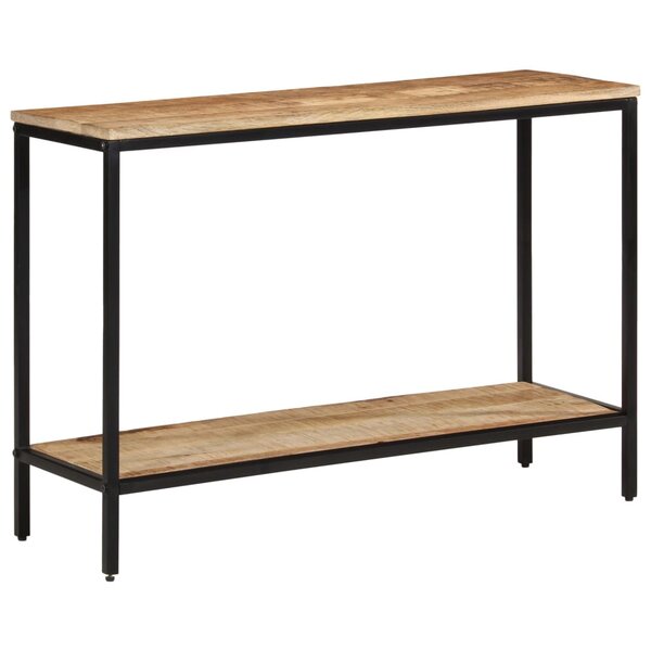 vidaXL Table console 100x35x70 cm bois de manguier massif brut