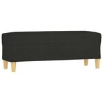 Banc banquette 100 x 35 x 41 cm tissu noir 02_0010454