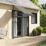 vidaXL Auvent rétractable anthracite 100x150 m tissu et acier