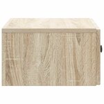 vidaXL Cabinet de chevet mural Chêne Sonoma 49 x 34 5 x 20 cm