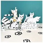 Kit creatif Chats a colorier