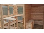 Abri jardin bois "Merano" - 8.92 m² - 2.99 x 2.99 x 2.64 m - 28 mm