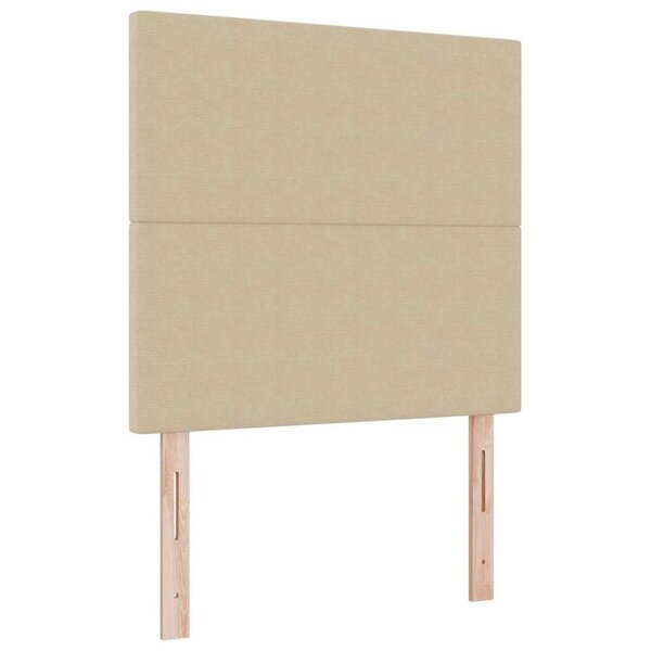 vidaXL Tête de lit LED avec tête de lit Vert gris 100 cm Polyester