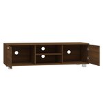 vidaXL Meuble TV Chêne marron 140x40 5x35 cm Bois d'ingénierie