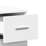 vidaXL Buffet blanc 59x39x80 cm bois d'ingénierie