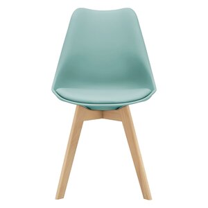 Lot de 6 chaises de salle à manger similicuir hêtre menthe 03_0006781