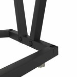 vidaXL Table basse Gris 80 x 40 x 40.5 cm Bois d'ingénierie et métal