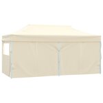vidaXL Tente de fête Crème 291 x 580 x 315 cm Tissu Oxford
