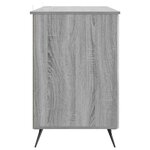 vidaXL Bureau Sonoma gris 142 5 x 50 x 75 cm Bois d'ingénierie