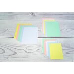 Étui De 100 Fiches - Bristol Blanc Quadrillé 5x5 Perforé 125x200mm - Blanc - X 12 - Exacompta