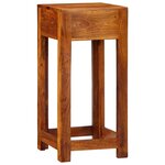 vidaXL Guéridon téléphone Marron 35 x 35 x 75 cm Bois d'acacia massif