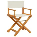 vidaXL Chaises de jardin pliables lot de 4 blanc crème tissu