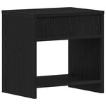 vidaXL Tables de chevet 2Pièces chêne noir 40x30x40cm bois d'ingénierie