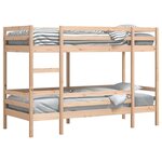 vidaXL Lit superposé sans matelas 90x200 cm bois de pin massif