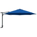 vidaXL Parasol de jardin Azur 248 x 248 x 148 cm Polyester et Acier