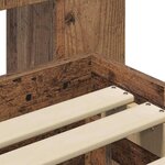 vidaXL Cadre de lit avec rangement Bois ancien 80 x 200 cm