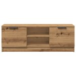 vidaXL Meuble TV chêne artisanal 102x35x36 5 cm bois d'ingénierie
