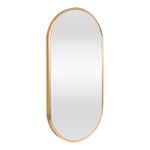 Miroir mural ovale 40 x 80 cm doré 03_0007955