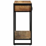 vidaXL Table console Marron 90 x 33 x 75 cm bois de manguier massif