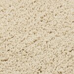 vidaXL Tapis shaggy antidérapant Crème 140x200 cm