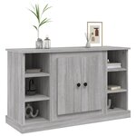 vidaXL Buffet Sonoma gris 100x35 5x60 cm Bois d'ingénierie