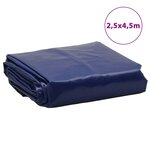 vidaXL Bâche bleu 2 5x4 5 m 650 g/m²