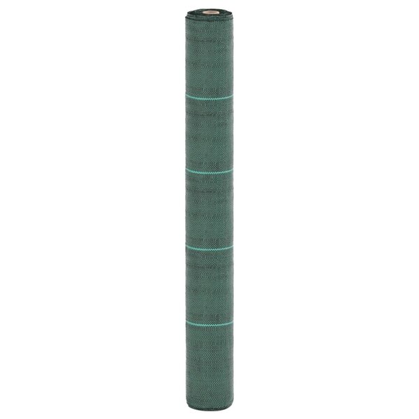 vidaXL Membrane anti-mauvaises herbes vert 1x100 m PP