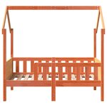 vidaXL Cadre de lit d'enfants forme de maison sans matelas pin