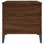 vidaXL Table basse Chêne marron 90x44 5x45 cm Bois d'ingénierie