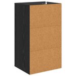 vidaXL Buffet avec tiroir Chêne noir 40 x 33 x 70 cm Bois d'ingénierie