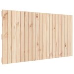 vidaXL Tête de lit murale 127 5x3x60 cm Bois massif de pin