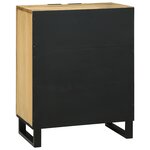 vidaXL Buffet - 60 x 33 5 x 75 cm  en bois de mangue massif.