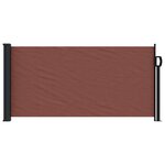 vidaXL Auvent latéral rétractable marron 100x300 cm