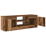 vidaXL Meuble TV vieux bois 102x30x36 cm bois d'ingénierie