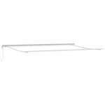 Store rétractable automatique vidaXL Gris clair 600x300 cm