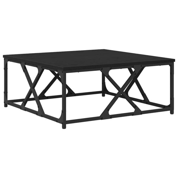 vidaXL Table basse Chêne noir 70 x 70 x 30 cm Bois d'ingénierie