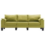 vidaXL Canapé Vert tissu