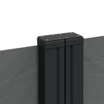 vidaXL Auvent latéral rétractable anthracite 220x1000 cm