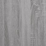 vidaXL Meuble TV avec porte Sonoma gris 102x30x36 cm