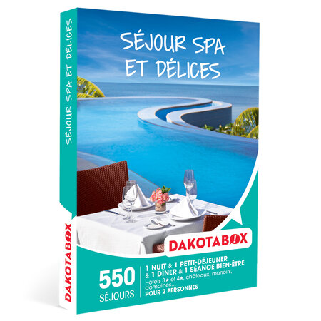 DAKOTABOX - Coffret Cadeau Séjour spa et délices - Séjour