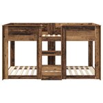 vidaXL Lit Superposé pour Enfants Bois ancien 90 x 190 cm
