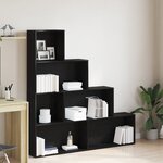 Bibliothèque/Séparateur de pièce vidaXL Chêne noir 155x24x160cm Bois d'ingénierie
