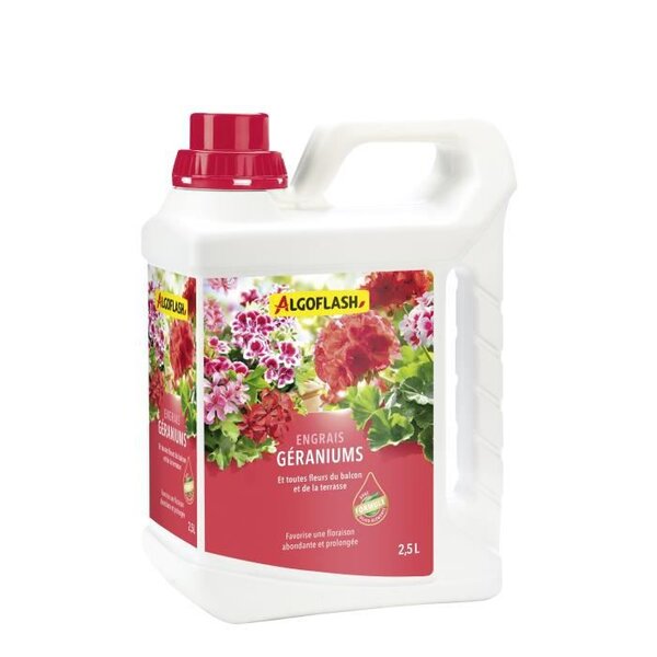 Engrais Géraniums et Toutes Fleurs de Balcon 2,5 L